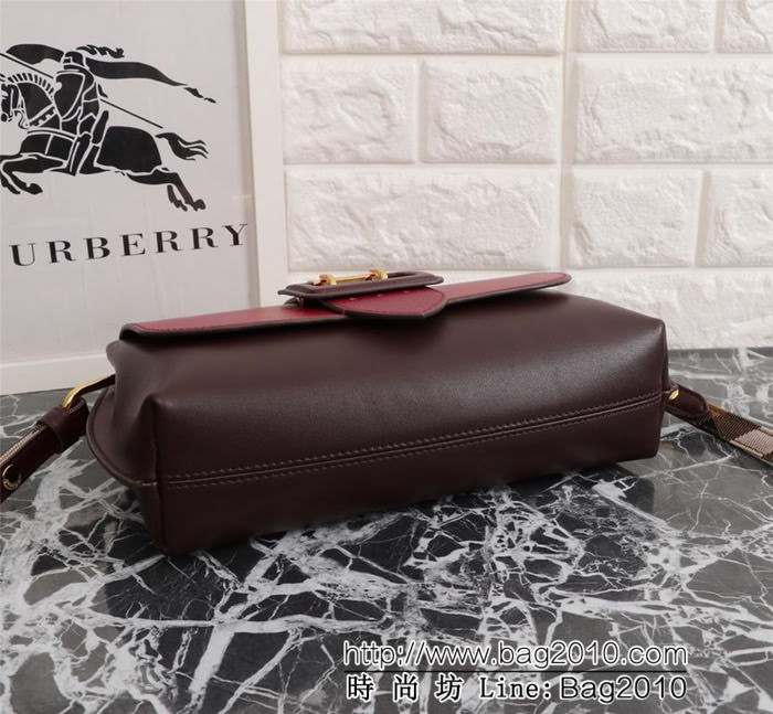 BURBERRY巴寶莉 18早春新款 B家搭扣單肩包 6986  Bhq1043